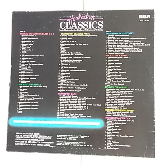 Louis Clark Conducting The Royal Philharmonic Orchestra - Hooked On Classics LP - Picture 2 of 4